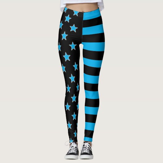 Sterren En Strepen Leggings (Voorkant)