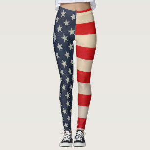 sterren en strepen leggings