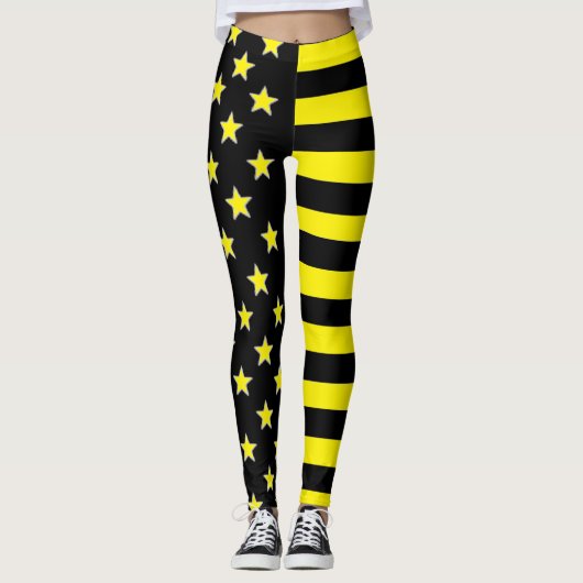 Sterren En Strepen Leggings (Voorkant)