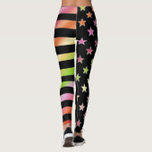 Sterren En Strepen Leggings (Achterkant)