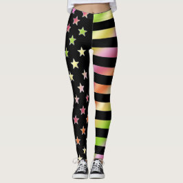 Sterren En Strepen Leggings