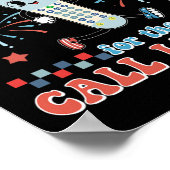 Sterren en strepen lopen voor calllights 4e van J Poster (Hoek)