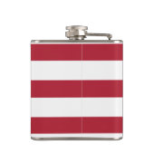 Sterren en strepen Monogram gestileerd Heupfles (Achterkant)