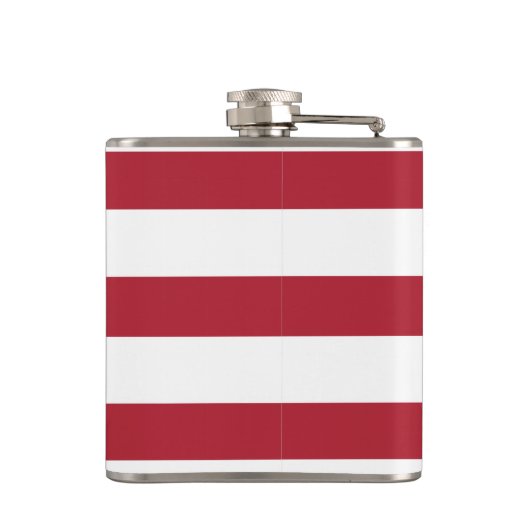 Sterren en strepen Monogram gestileerd Heupfles (Achterkant)