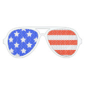 Sterren en strepen Ontwerp Party Bril Aviator Zonnebril (Voorkant)