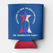 Sterren en strepen Patriot Blikjeskoeler (Voorkant)