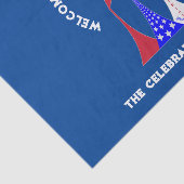 Sterren en strepen Patriot Tissuepapier (Detail)