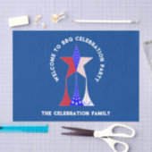 Sterren en strepen Patriot Tissuepapier (Craft)