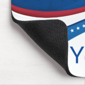 Sterren en strepen patriottisch muismat (Hoek)