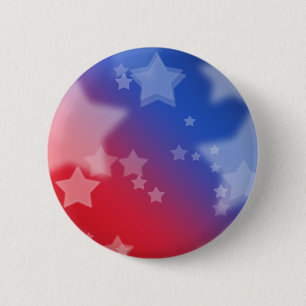 sterren en strepen ronde button 5,7 cm