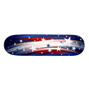 Sterren en strepen Rood Wit Blauw 4 juli Persoonlijk Skateboard