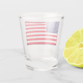 Sterren en Strepen Shot Glas (Achterkant)