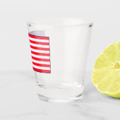 Sterren en Strepen Shot Glas (Rechts)