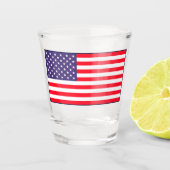 Sterren en Strepen Shot Glas (Voorkant)