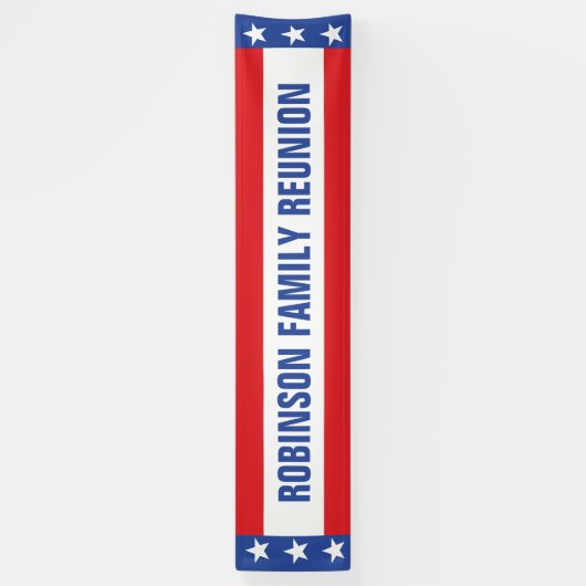 Sterren en strepen spandoek (Verticaal)