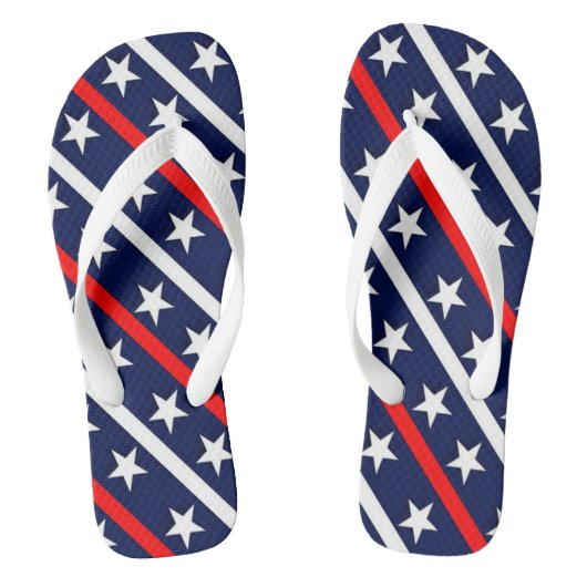 Sterren en Strepen Teenslippers (Voetbed)