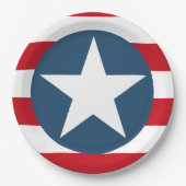 Sterren en strepen USA Amerikaans Papieren Bordje (Voorkant)