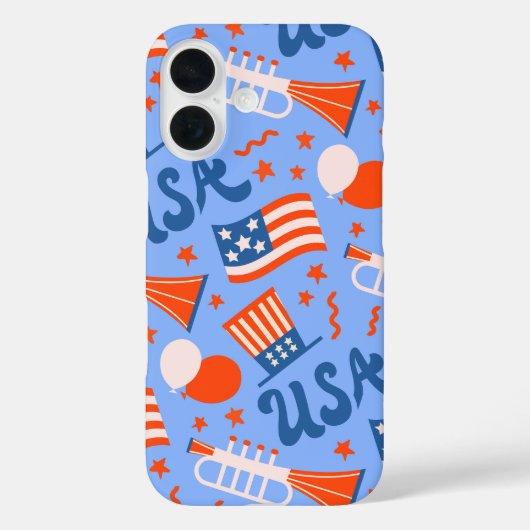Sterren en strepen van de VS – Onafhankelijkheidsd Case-Mate iPhone Case (Achterkant)