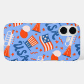 Sterren en strepen van de VS – Onafhankelijkheidsd Case-Mate iPhone Case (Achterkant (horizontaal))