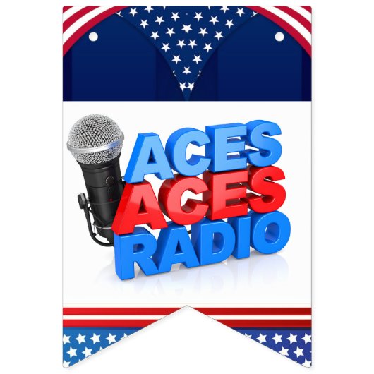 sterren en strepen vlaggetjes (Tweede vlag)