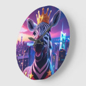 Sterren en strepen Zebra Zanzibar Grote Klok (Hoek)