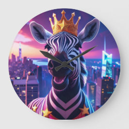 Sterren en strepen Zebra Zanzibar Grote Klok