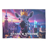 Sterren en strepen Zebra Zanzibar Kussensloop (Voorkant-Links)