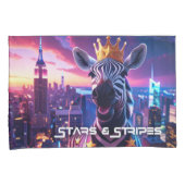 Sterren en strepen Zebra Zanzibar Kussensloop (Voorkant-Rechts)