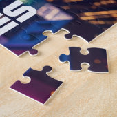 Sterren en strepen Zebra Zanzibar Legpuzzel (Zijkant)