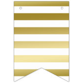 Sterren en strepen | Zwart Wit Goud | Afstuderen Vlaggetjes (Eerste vlag)