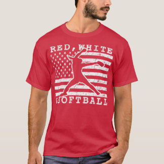 Sterren en Strikes Forever Fastpitch Softball Amer T-shirt