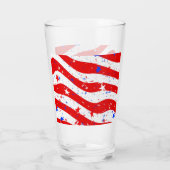 Sterren en stripes glas (Achterkant)