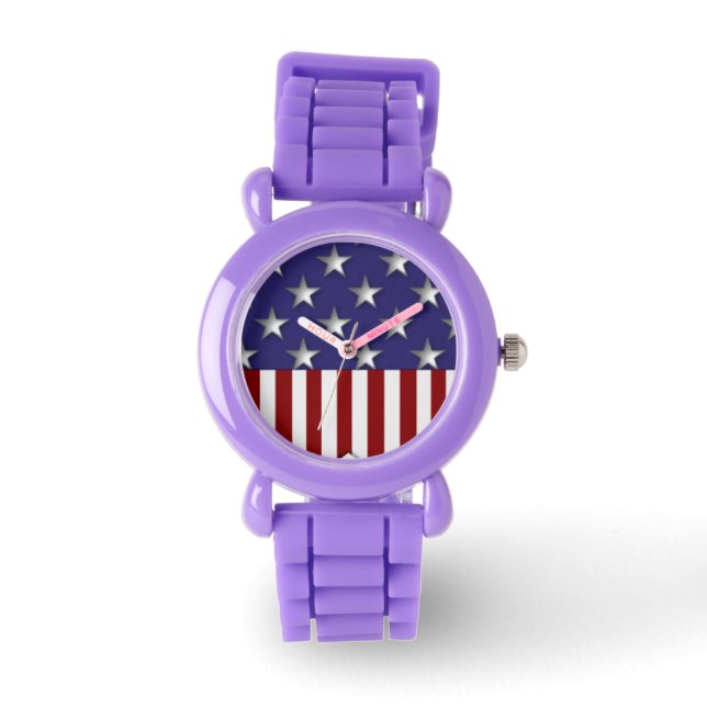 Sterren en stripes horloge (Voorkant)