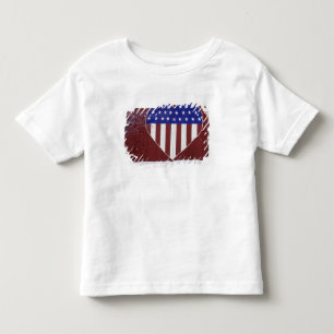 Sterren en stripes, in de vorm van hart kinder shirts
