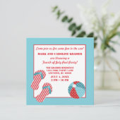 Sterren en Stripes Kaart (Staand voorkant)