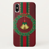 Sterren en Stripes Kerstmis iPhone Case-Mate Case (Achterkant)