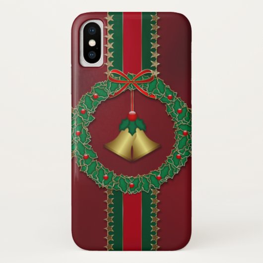 Sterren en Stripes Kerstmis iPhone Case-Mate Case (Achterkant)