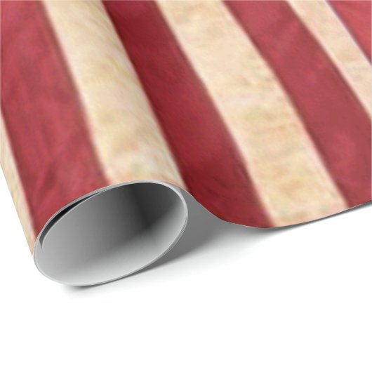  sterren en stripes met Amerikaanse vlag Cadeaupapier (Rol Hoek)