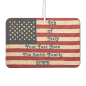  sterren en stripes met Amerikaanse vlag Luchtverfrisser (Voorkant)