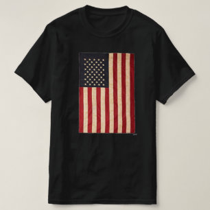  sterren en stripes met Amerikaanse vlag T-shirt
