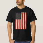  sterren en stripes met Amerikaanse vlag T-shirt (Voorkant)