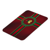 Sterren en Stripes met kerstmis Flexible Magnet Magneet (Linkerzijde)