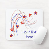 Sterren en stripes Mousepad Muismat (Met muis)