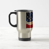Sterren en stripes oude Amerikaanse vlag Reisbeker (Links)