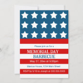 Sterren en Stripes Party Uitnodiging (Voorkant)