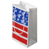 Sterren en Stripes, patriottisch, 4 juli Klein Cadeauzakje (Voorkant Gekanteld)