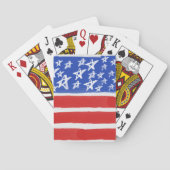 Sterren en Stripes, patriottisch, 4 juli Pokerkaarten (Achterkant)