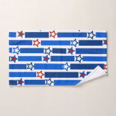 Sterren en stripes, vierde juli bad handdoek (Handdoek)