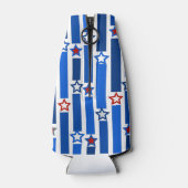 Sterren en stripes, vierde juli flesjeskoeler (Achterkant)