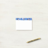 Sterren en stripes, vierde juli post-it® notes (Op bureau)